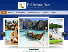 Tablet Screenshot of feelandamantours.com